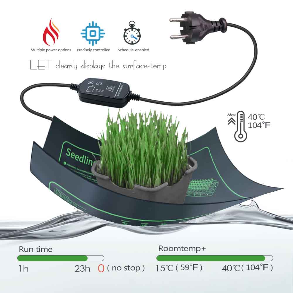 7-100W Plants Heating Pad with - đánh giá và giá Seedling Heat Pad