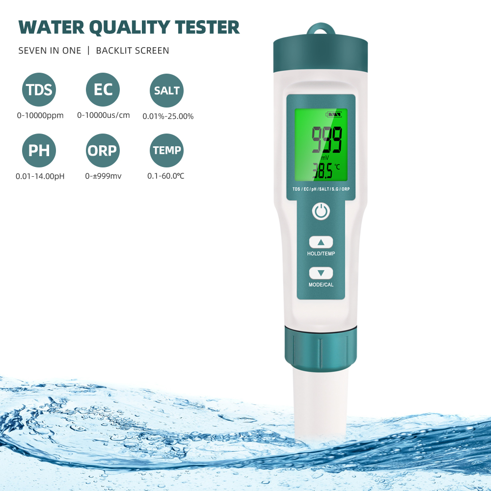 7 Trong 1 PH TDS EC ORP Độ Mặn - đánh giá và giá Ec Meter Digital