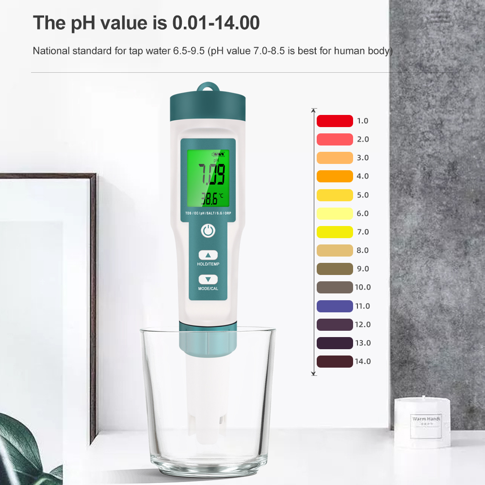 7 Trong 1 PH TDS EC ORP Độ Mặn - đánh giá và giá Ec Meter Digital