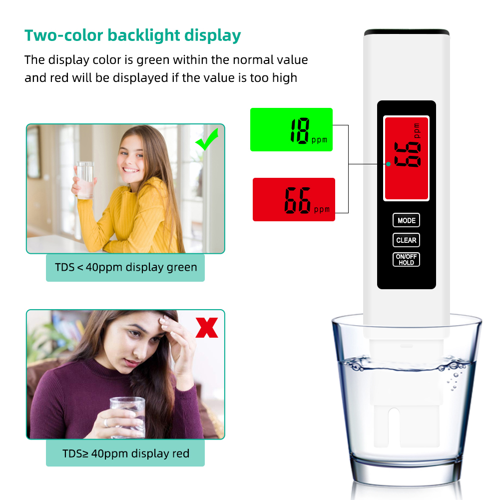 4 in 1 Digital Water Tester EC - đánh giá và giá Ec Meter Digital