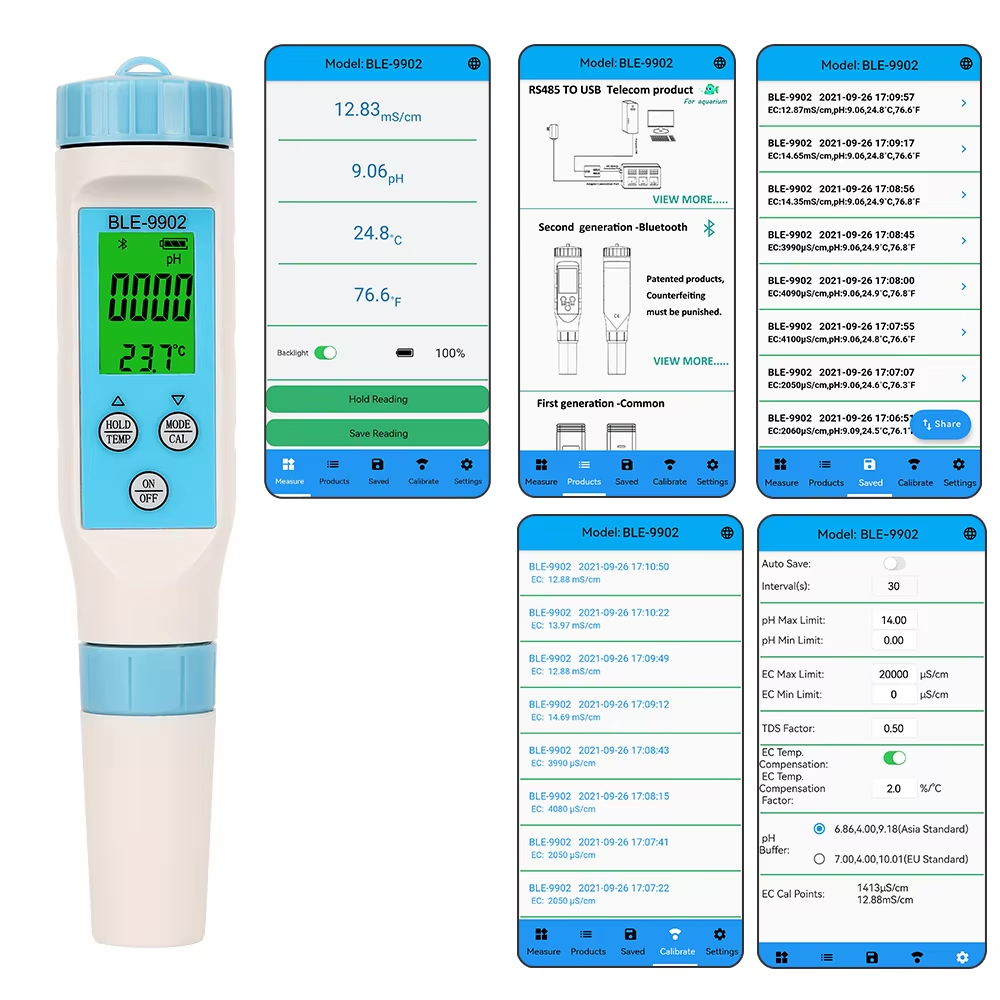 3-in-1 pH/EC/Temp Water Tester - đánh giá và giá Ec Meter Digital