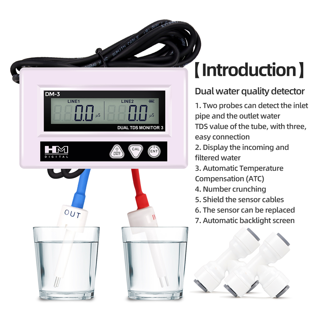 HM DM3 Online TDS EC Water Qua - đánh giá và giá Ec Meter Digital