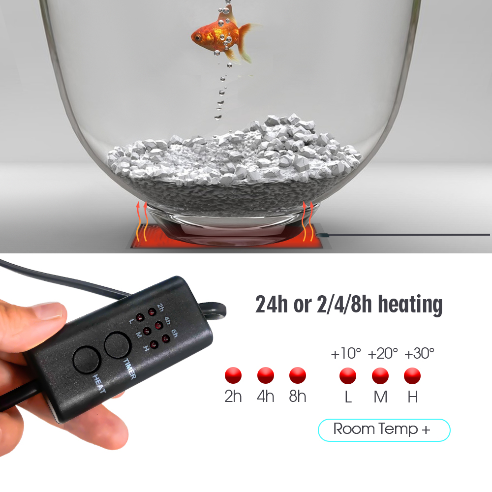 EU Plug 5-20W Reptiles Adjusta - đánh giá và giá Seedling Heat Pad