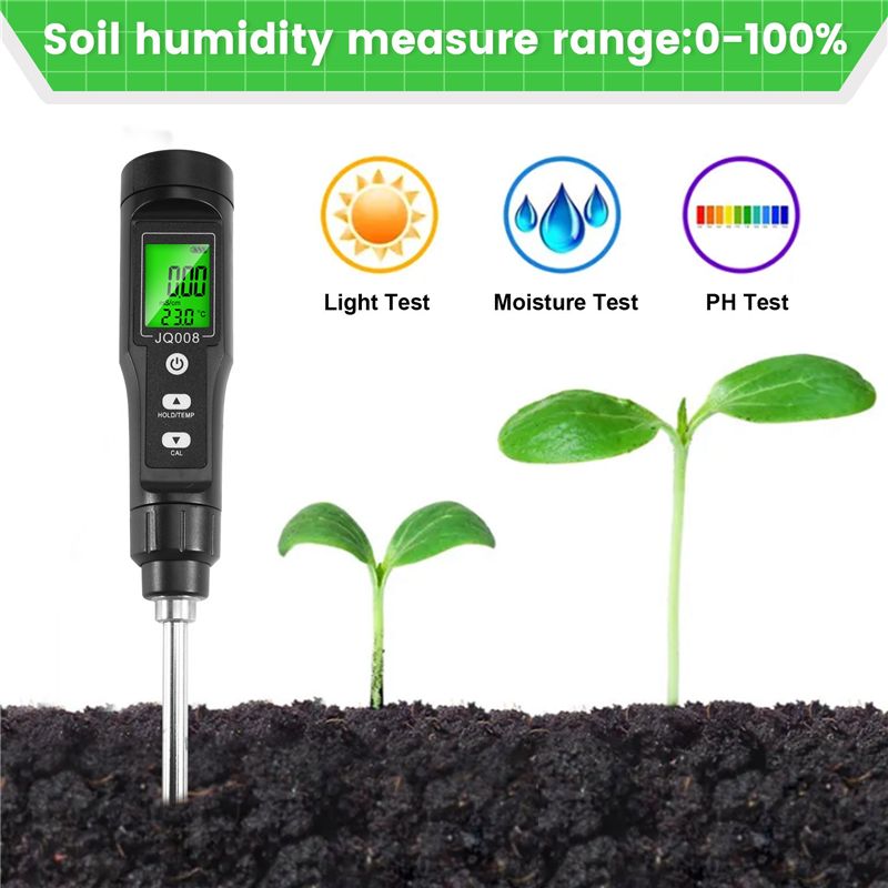 AA94-LCD Digital Soil Tester A - đánh giá và giá Ec Meter Digital