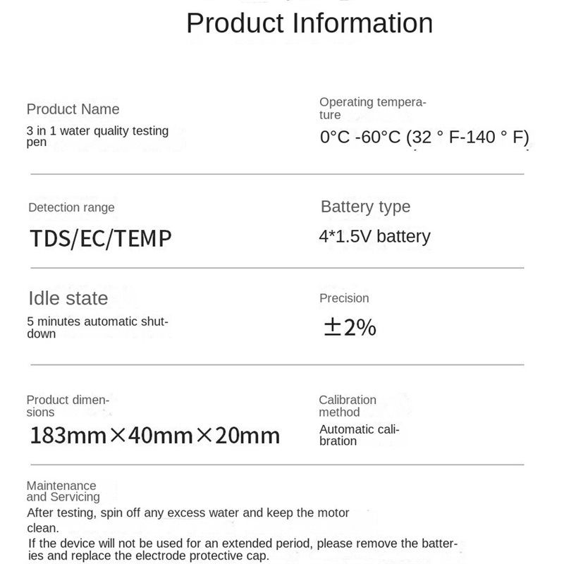 [B17B!】 Portable Water Test Pe - đánh giá và giá Ec Meter Digital